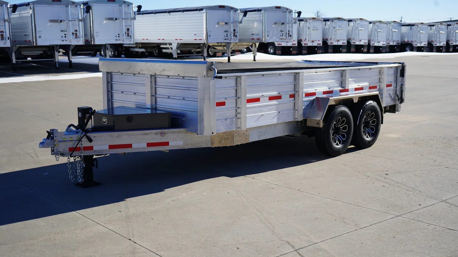 Trailers on the Provectus lot